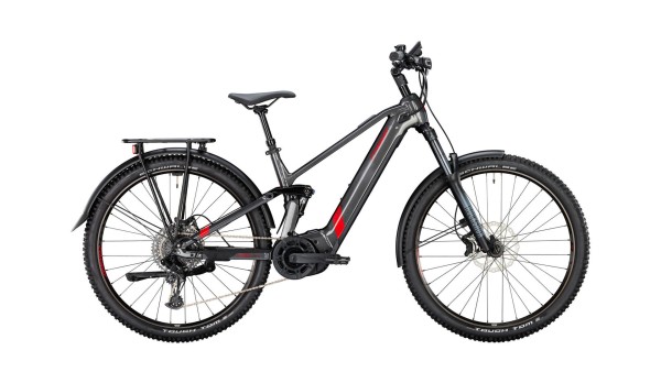 E-Komplettbike Fully Xyron SUV 4.9 Shadow Grey/ Black Red