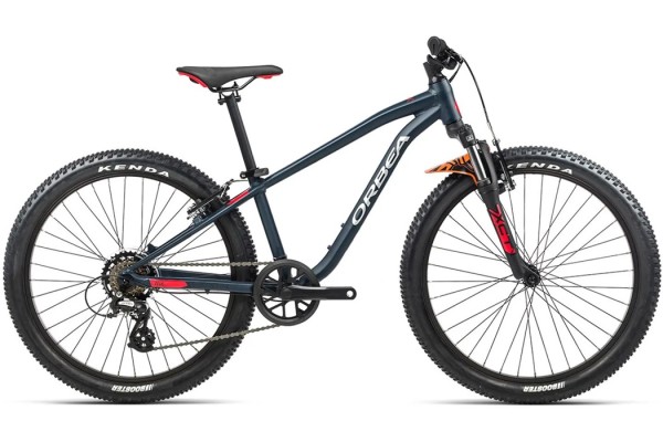 Kinder-Mountainbike MX 24 XC, Dunkelblau metallic/ Rot