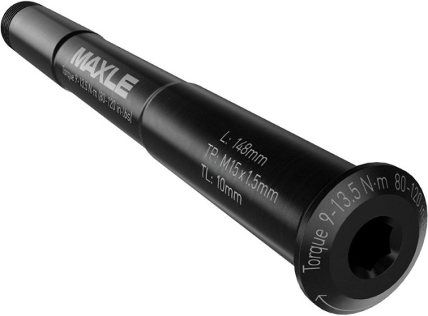 Steckachse Maxle Stealth, MTB 110x15mm, Länge 158mm Schwarz