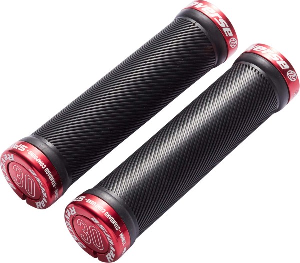 Griffe Grip Spin Länge 130mm, 30mm Black/Red